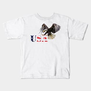 Eagle and Flag Kids T-Shirt